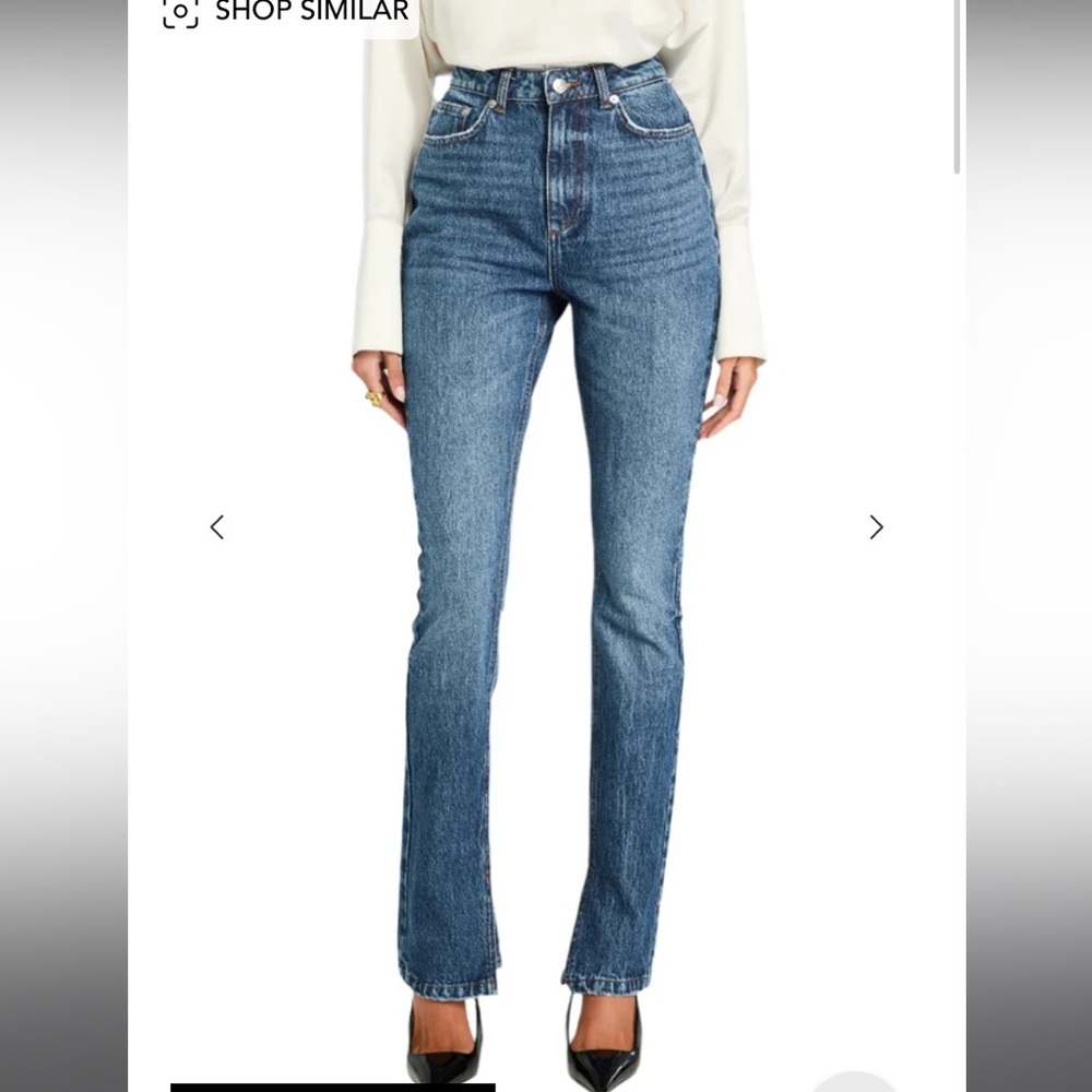 SER.O.YA Women's Straight Leg Jeans in Deep Blue